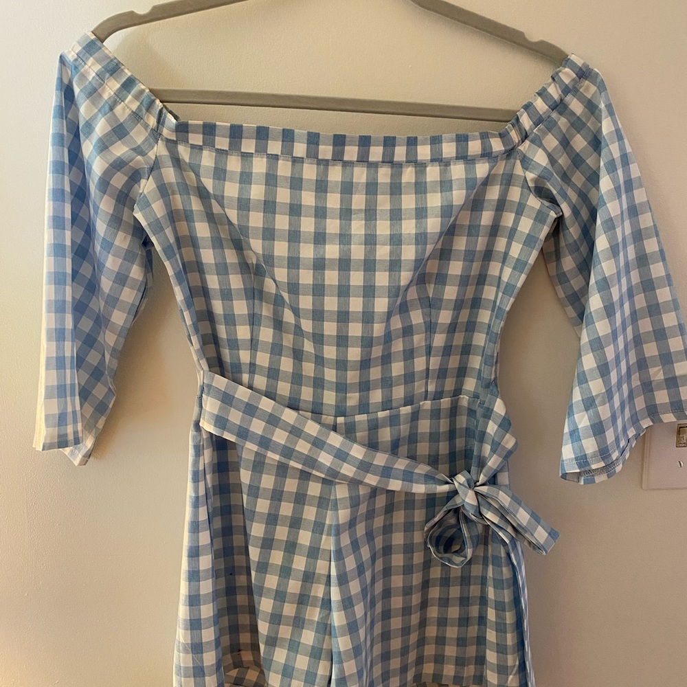 Nasty Gal Gingham Romper